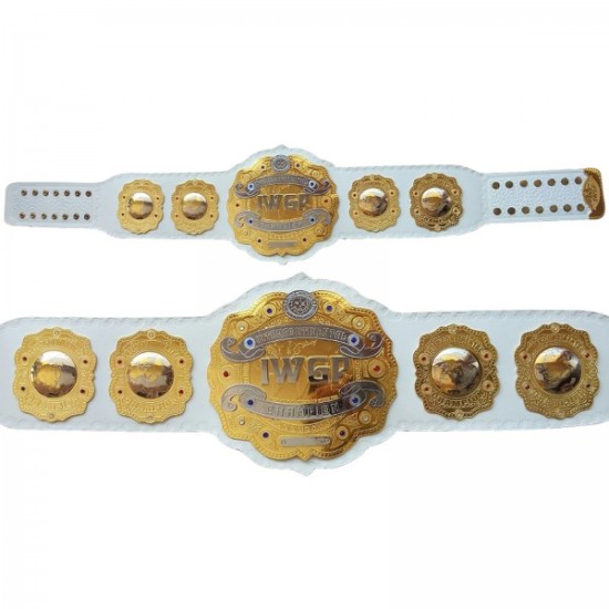  IWGP Intercontinental Championship Replica Belt Adult White