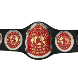 World Class Heavy Weight Championship Wrestling Belt - Brass Metal