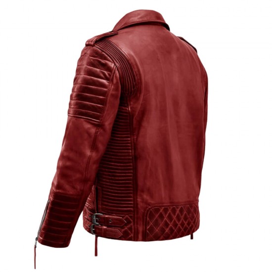 Milwaukee Leather Jacket Distressed Fashion Jacket for Men