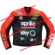 Andrea Iannone Aprilia Leather Motorcycle Racing Jacket