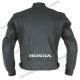 Honda CBR Leather Motorcycle Black Jacket