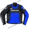 Blue Honda CBR Leather Motorcycle Racing Jacket
