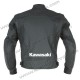 Kawasaki Black Leather Motorcycle Motogp Jacket