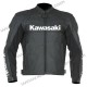 Kawasaki Black Leather Motorcycle Motogp Jacket