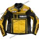 Yellow Yamaha Leather Motorcycle Jacket 60th Anniversary