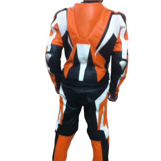Leathertechnik Two Piece Leather Motorcycle Racing Suit