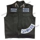 SOA Men's Sons of Anarchy Leather Motorcycle Biker Vest