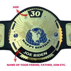 Create your Heavyweight Wrestling Champion Belt for Birthday Gift