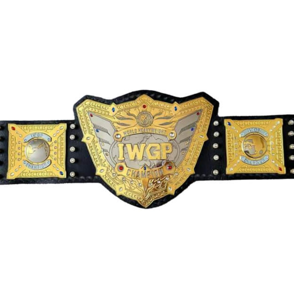 IWGP V5 World Heavyweight Championship Leather Title Belt