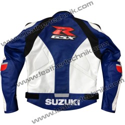 Suzuki Motogp GSXR Leather Motorcycle Jacket